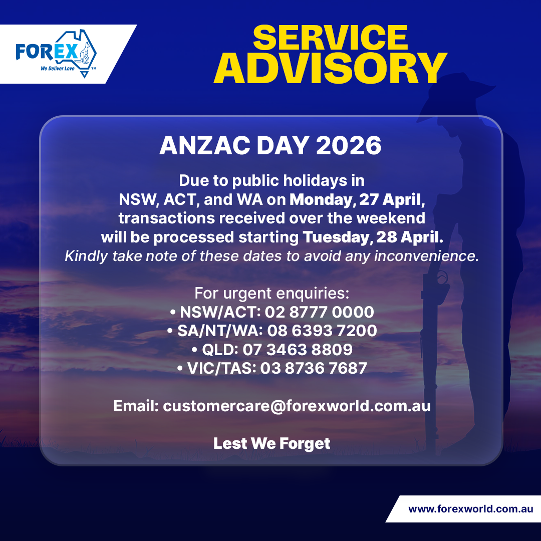 ANZAC ADVISORY 2026